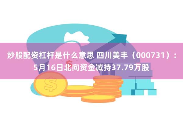 炒股配资杠杆是什么意思 四川美丰（000731）：5月16日北向资金减持37.79万股