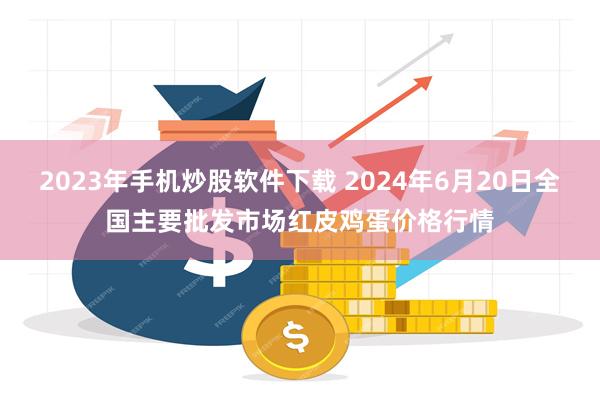 2023年手机炒股软件下载 2024年6月20日全国主要批发市场红皮鸡蛋价格行情