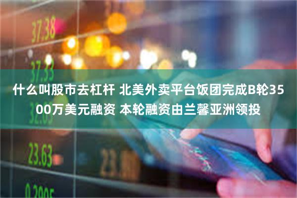 什么叫股市去杠杆 北美外卖平台饭团完成B轮3500万美元融资 本轮融资由兰馨亚洲领投