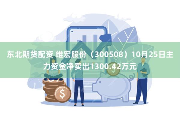 东北期货配资 维宏股份（300508）10月25日主力资金净卖出1300.42万元